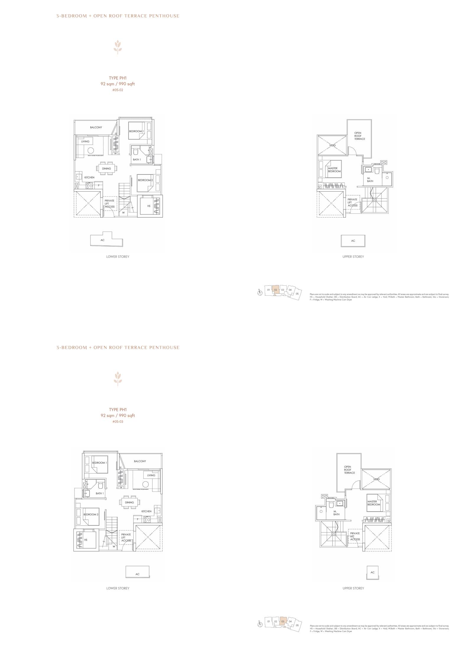 Mooi Residences 1 Bedroom Floor Plan 4